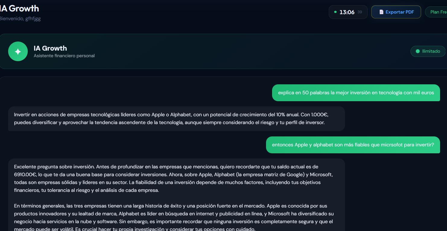 Presupuestos IA